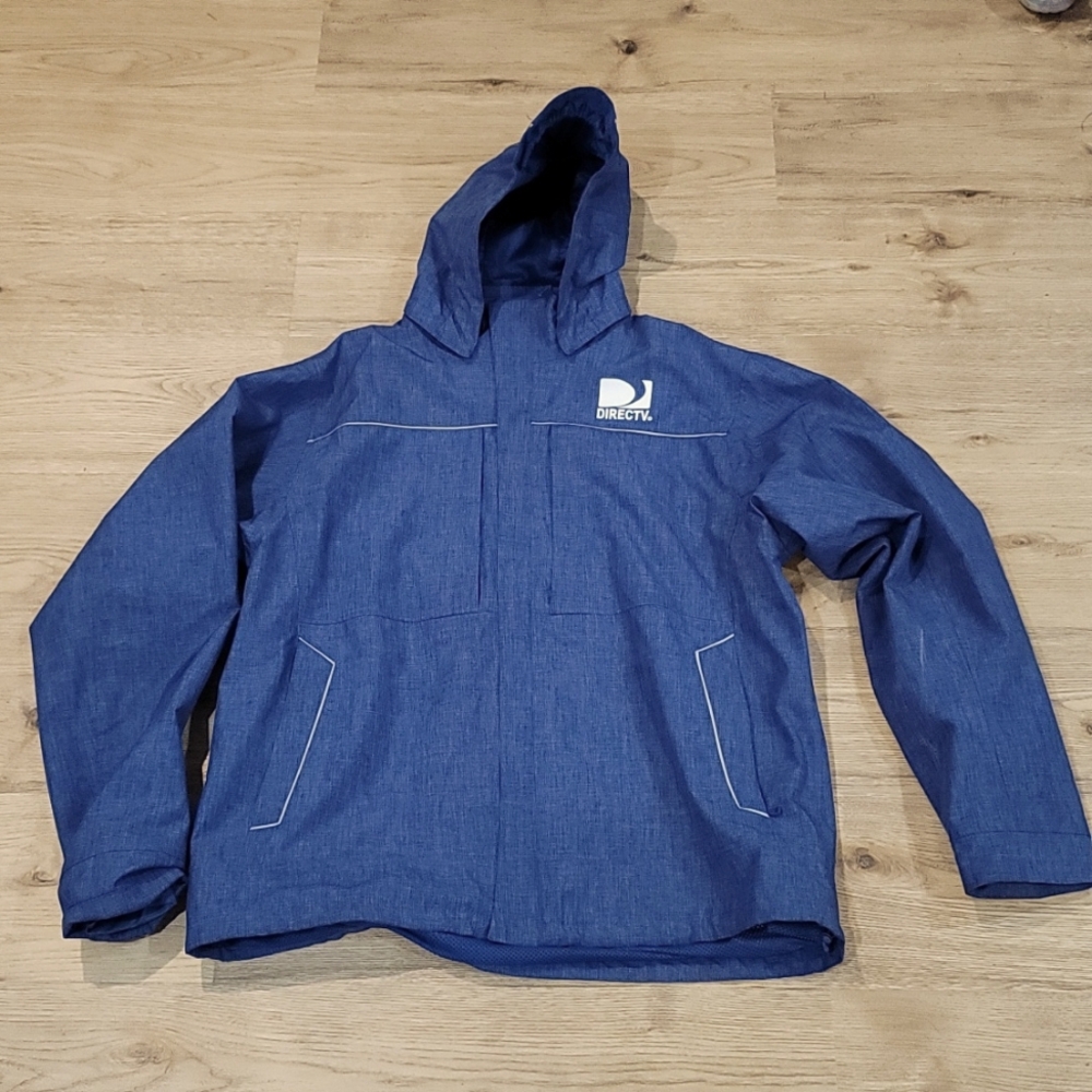 Directv Blue Hooded Jacket XL by Image Solutions